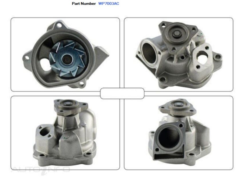 Alcius Engine Water Pump For Volkswagen Transporter Kombi T3 2.1L/1.9L NV/ DH
