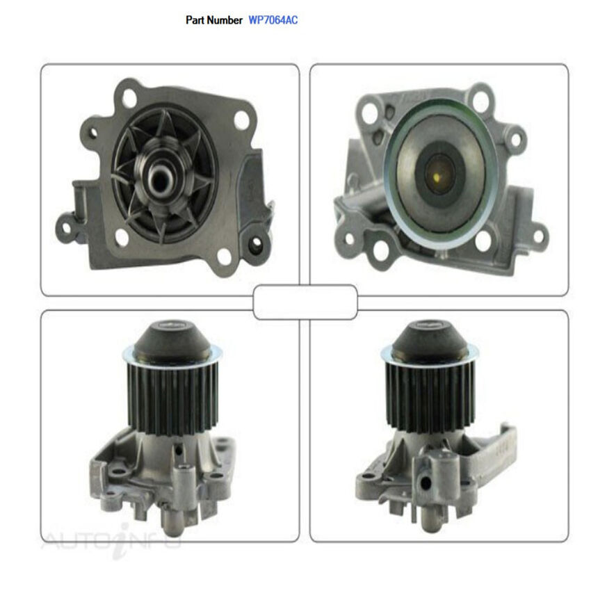 Alcius Engine Water Pump For Mitsubishi Aspire 1.8L/2.0L 4G93/ 4G94 4D Sedan