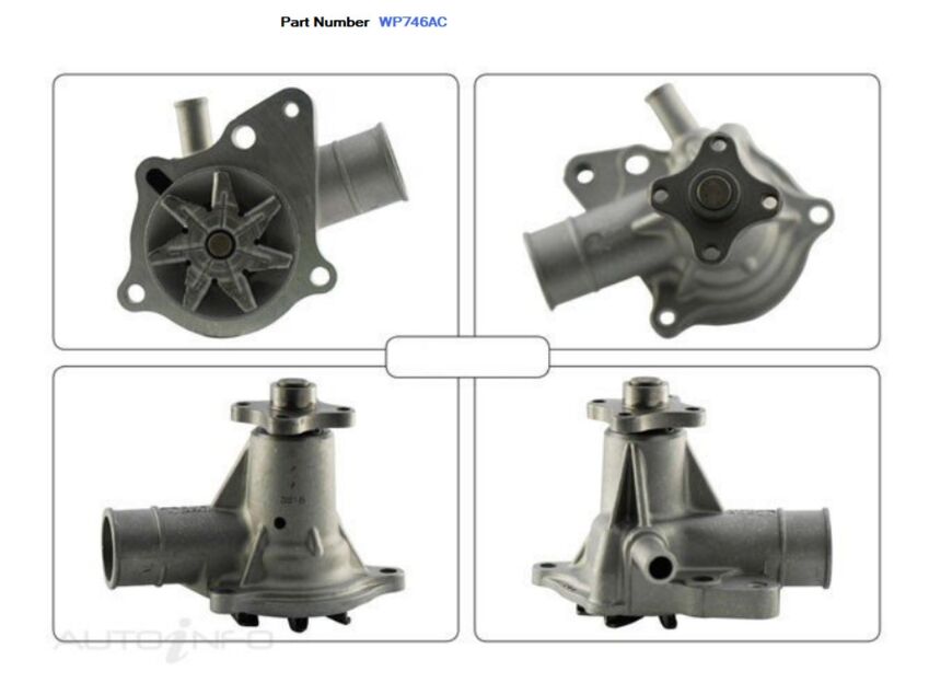 Alcius Engine Water Pump For Ford Escort MK2 2.0L 8V Sedan/ Van-Commercial