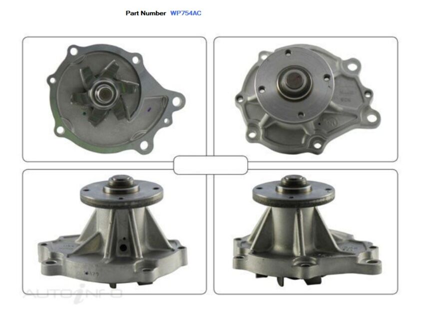 Alcius Engine Water Pump For Datsun 240K C110 2.4L L24 4D Sedan 1975-1978