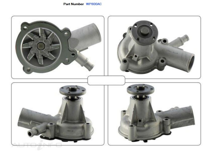 Alcius Engine Water Pump For Ford Falcon 4WD 500 XA/ XB/ XY 3.3L/4.1L 200/ 250