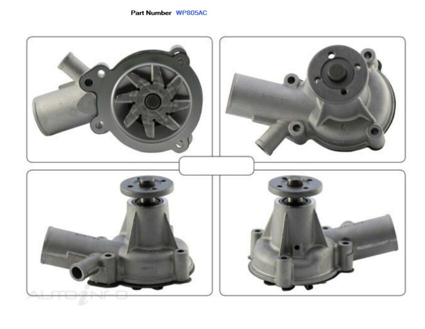 Alcius Water Pump For Ford Fairmont GHIA ESP XC XD XE XF 3.3L/4.1L 200/ 250