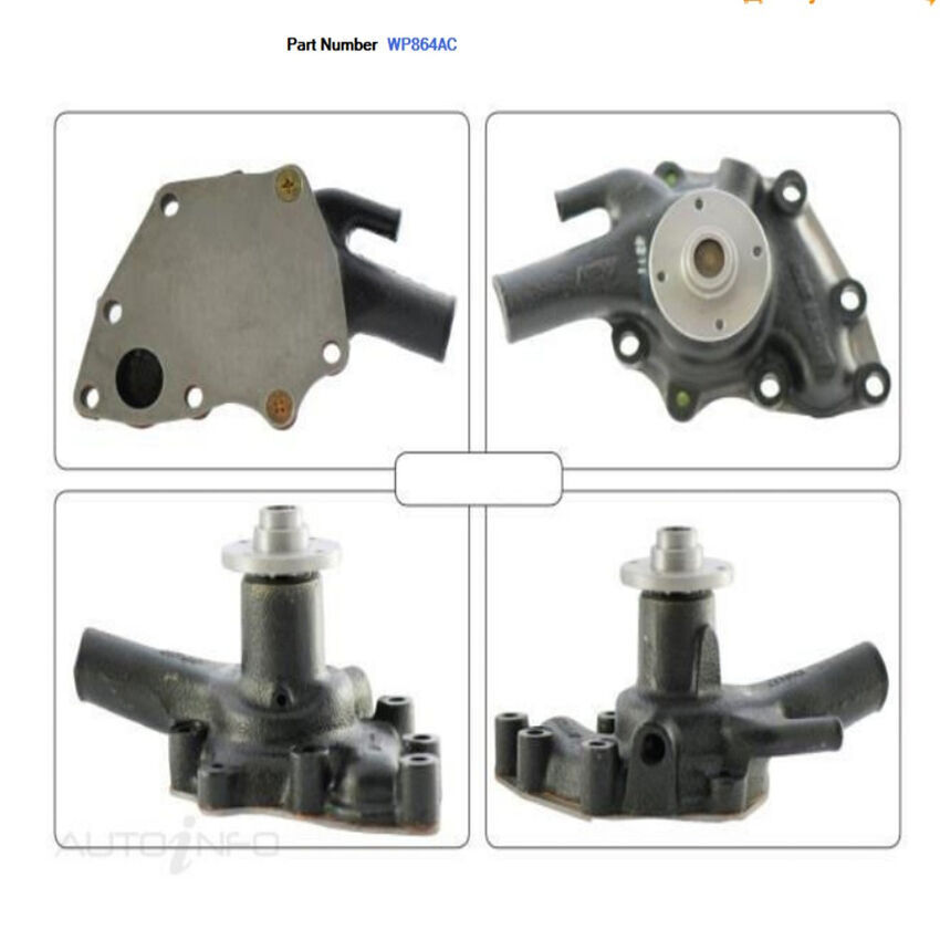 Alcius Engine Water Pump For Holden Rodeo KB 2.0L C190 1979-1983