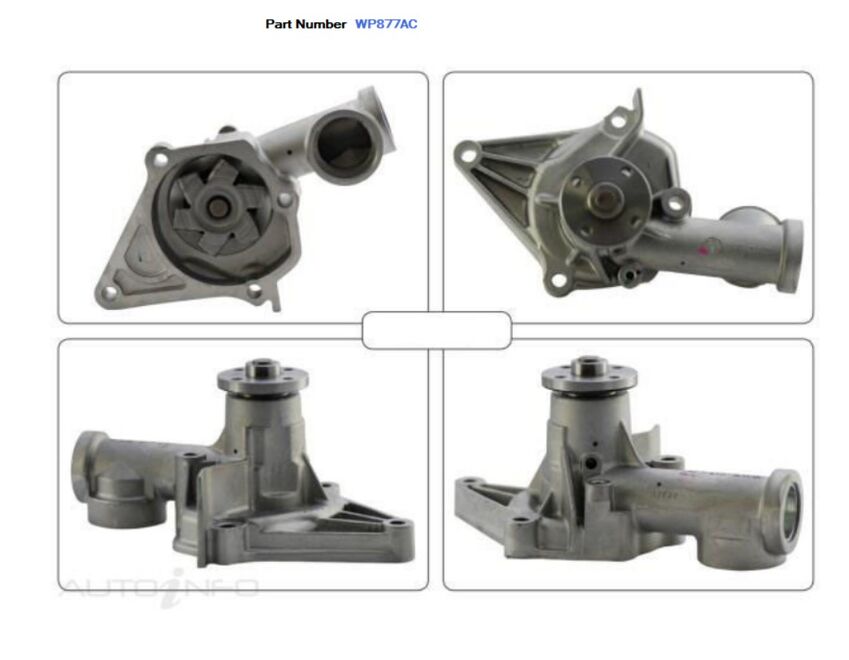 Alcius Engine Water Pump For Proton Satria GL, GLS, GLI, XLI, XLS C30 1.3L/1.5L