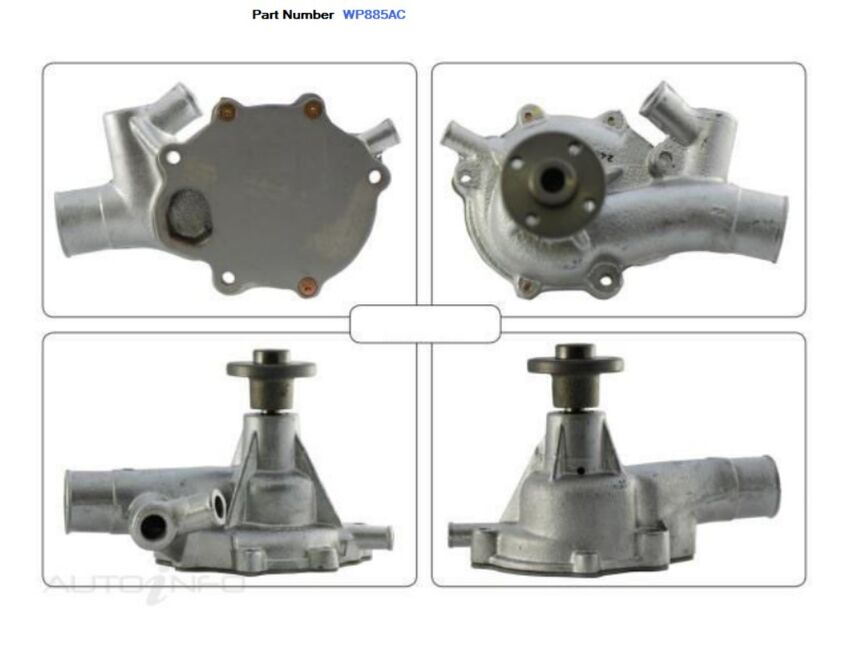 Alcius Water Pump For Daihatsu Delta B 3.0L DV28 2500 V98 I4 8V 2D Truck