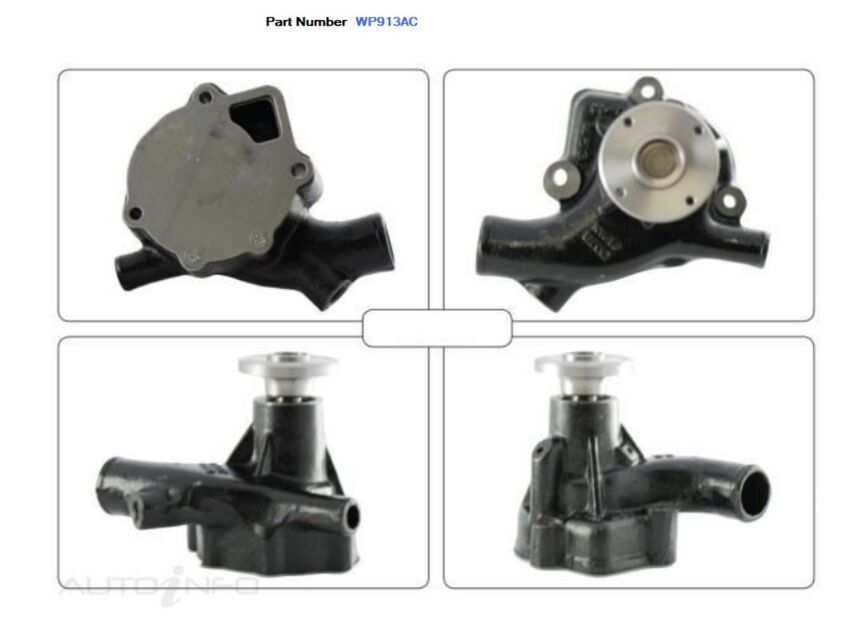 Alcius Water Pump For Nissan Safari SD33 SD33T 3.2L 160 161 I6 12V 2D SUV