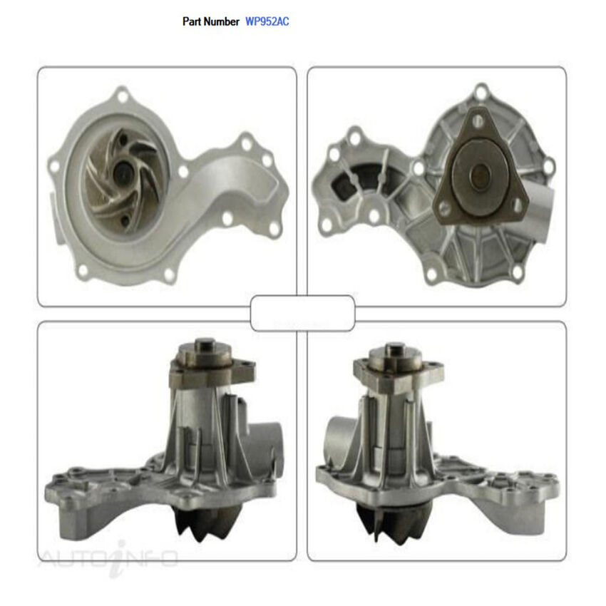 Alcius Engine Water Pump For Audi FOX GL, GLS 1.5L/1.6L ZC/ FS 4D Sedan