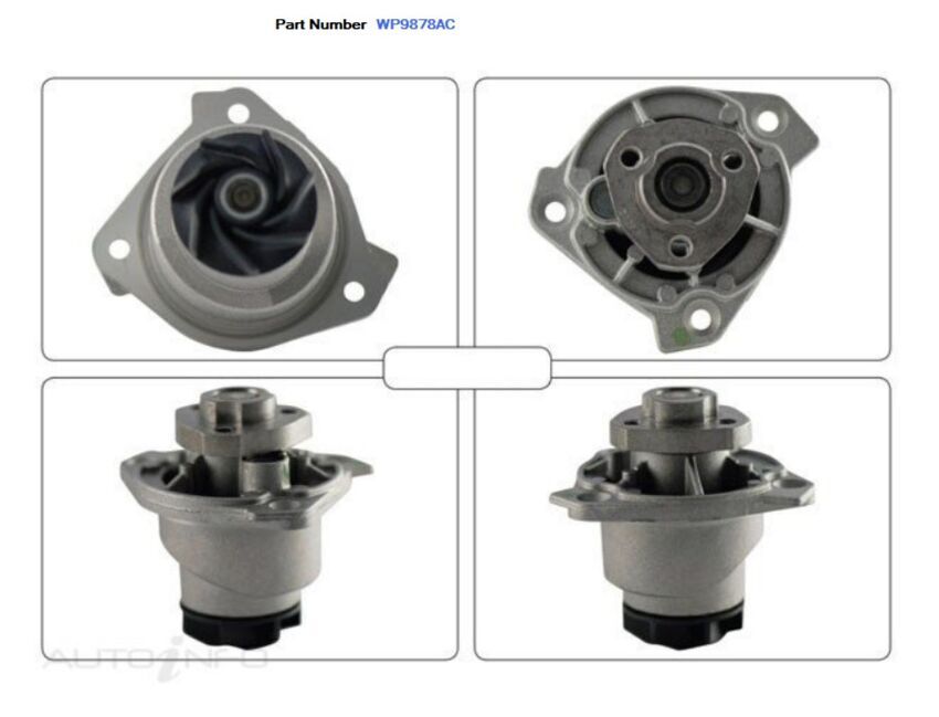 Alcius Engine Water Pump For Volkwagen Bolra V5 Type-4 2.3L AQN/ AGZ 4D Sedan