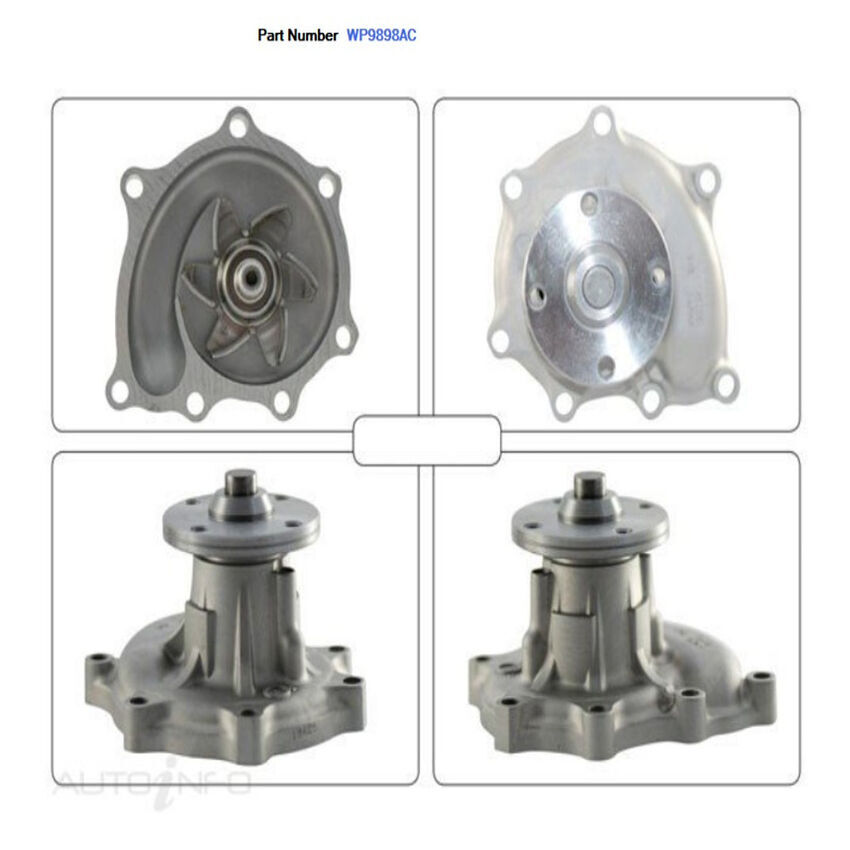 Alcius Engine Water Pump For Kia K2700 TU/ PU 2.7L J2 2D Van-Cab Chassis