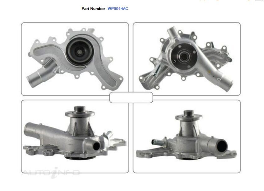 Alcius Engine Water Pump For Ford Explorer UN, UP, UQ, US, UT, UX, UZ 4.0L V6