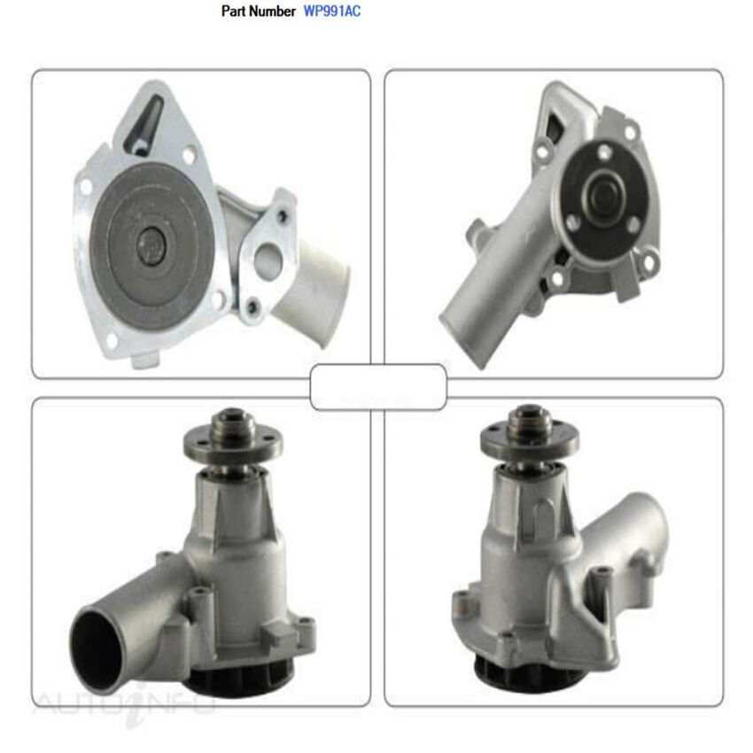 Alcius Engine Water Pump For Fiat 131 Super Mirafiori 1.6L 131A1 4D Sedan