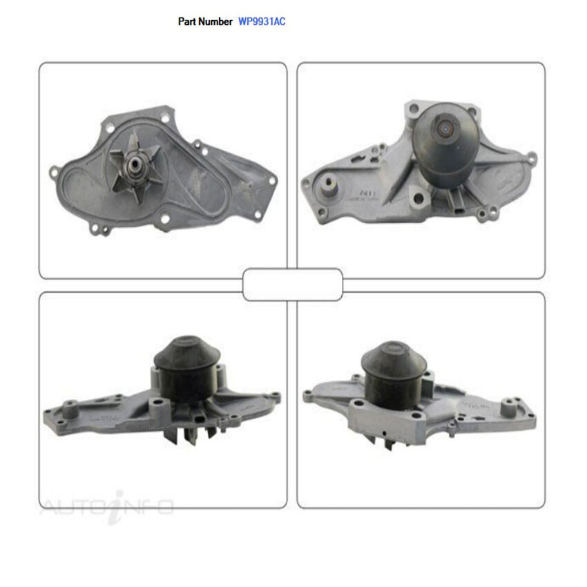 Alcius Engine Water Pump For Honda Avancier TA V6 3.0L J30A 4D Wagon