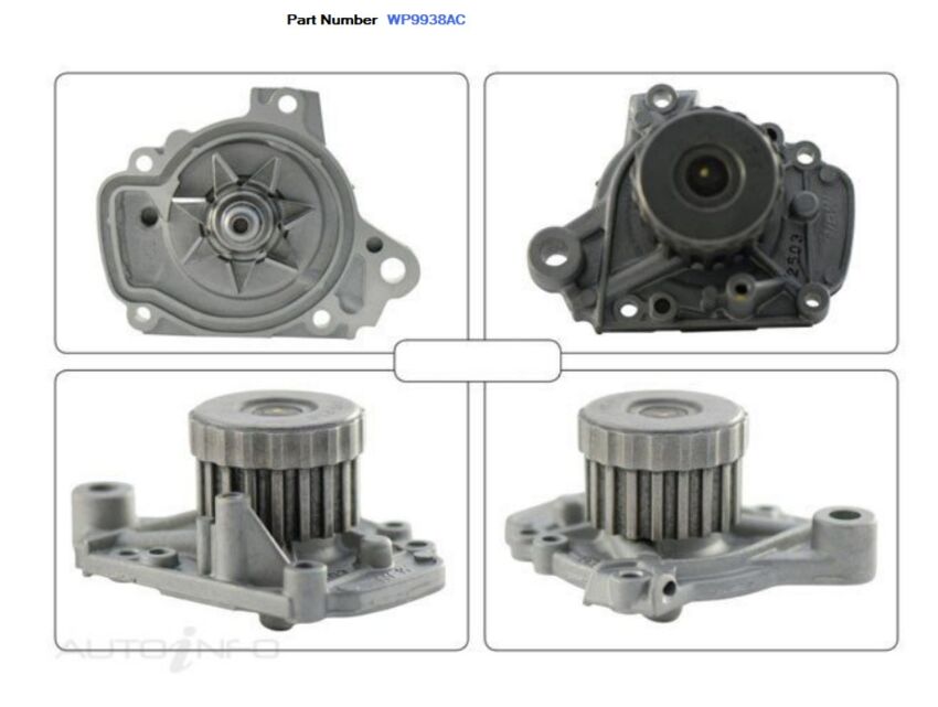 Alcius Engine Water Pump For Hyundai Civic GLI, EXI, VTi, VTi-S ES/ EU 1.5L/1.7L