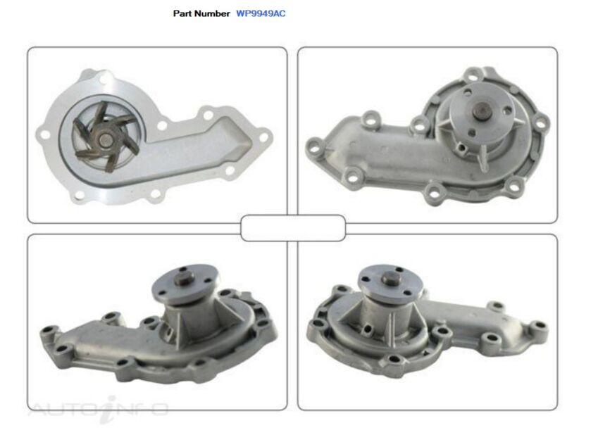 Alcius Engine Water Pump For Land Rover Defender 110 2.5L 17H 1987-1991