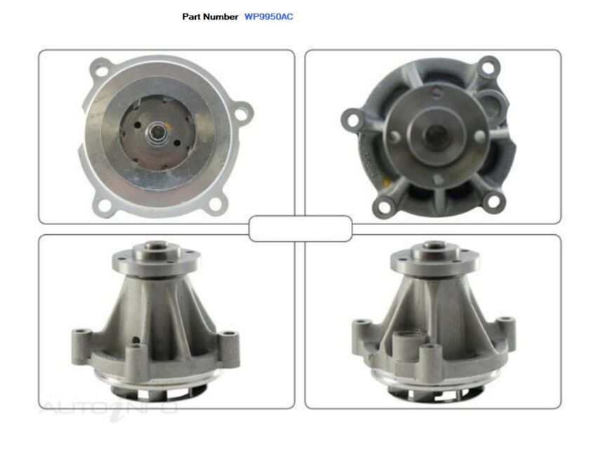 Alcius Engine Water Pump For MG ZT 260 4.6L V8 99W 4D Sedan 2003-2005