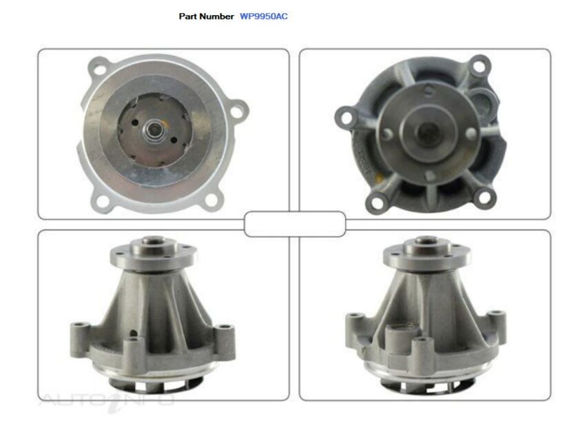 Alcius Water Pump For Ford Fairlane GHIA, G220 BA/ BF 5.4L BARRA 220/230 V8