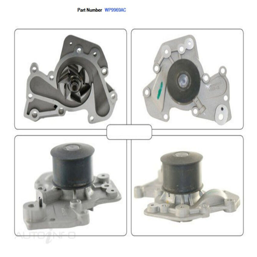 Alcius Engine Water Pump For Hyundai Grandeur XG V6 2.5L G6BV 4D Sedan