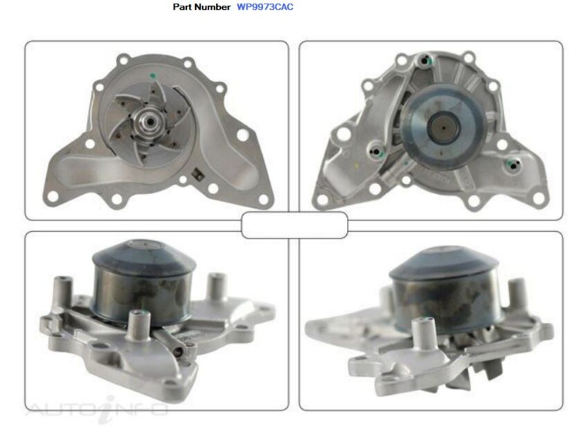 Alcius Engine Water Pump For Hyundai Terracan HP V6 3.5L G6CU 4D SUV Mid-Size