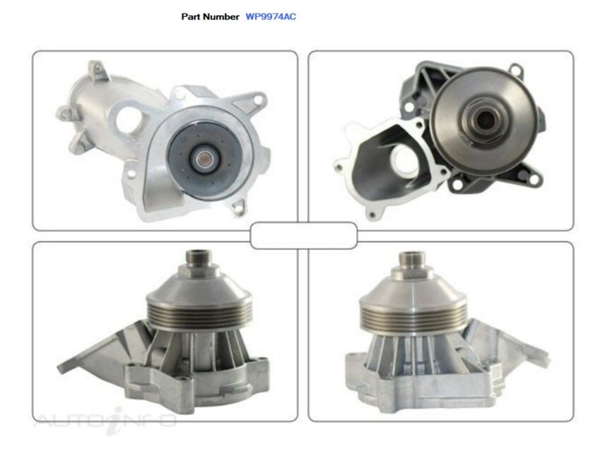Alcius Engine Water Pump For Mercedes Benz Vito Flexivan 113 2.0L/2.3L 