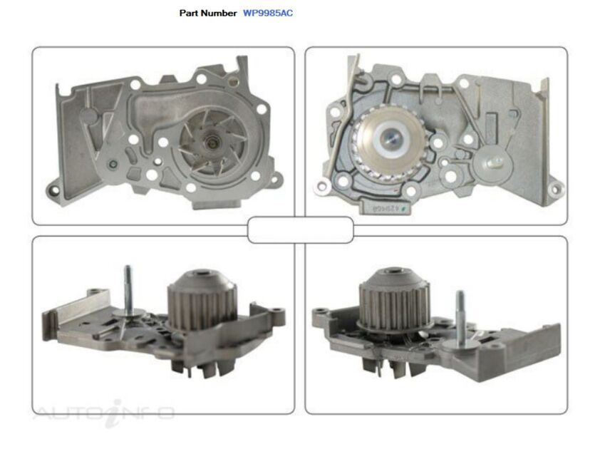 Alcius Engine Water Pump For Renault Kangoo X61/ X76 1.6L K4M.750/2/3, K4M.830