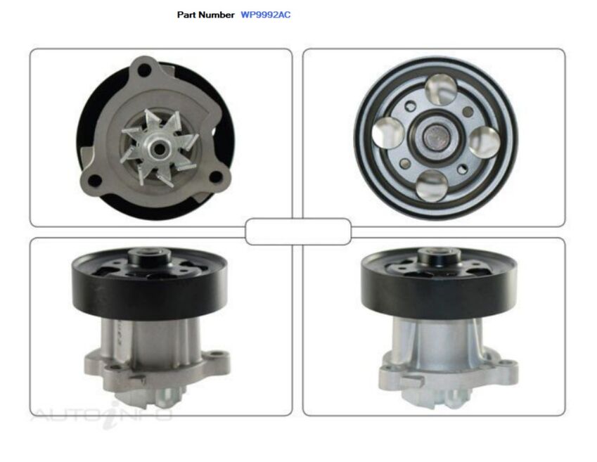 Alcius Engine Water Pump For Nissan Altima L33 2.5L QR25DE 4D Sedan 2013-2017