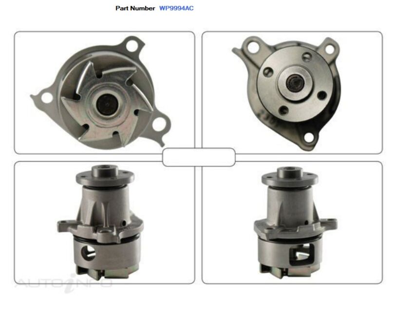 Alcius Engine Water Pump For Daihatsu Storia 1.0L EJDE 4D Hatchback 1998-2004