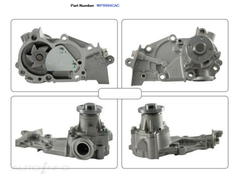 Alcius Engine Water Pump For Daihatsu Storia 1.0L EJDE 4D Hatchback 1998-2004