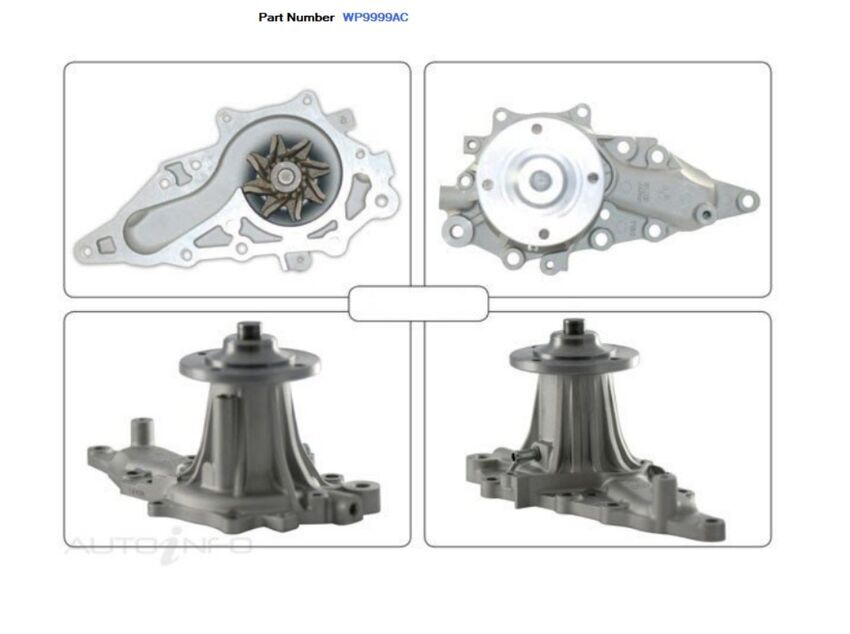 Alcius Water Pump For Toyota Mark II JZX90R 2.5L, JZX101R 3.0L 1JZGE, 2JZGE