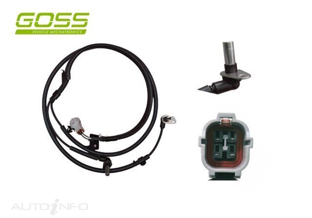 Goss ABS Wheel Speed Sensor Rear For Holden Rodeo RA 2.4L/3.0L/3.5L/3.6L V6