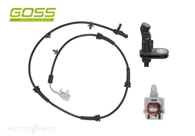 Goss ABS Wheel Speed Sensor - Rear For Nissan Dualis ST J10 2.0L MR20DE I4 DOHC