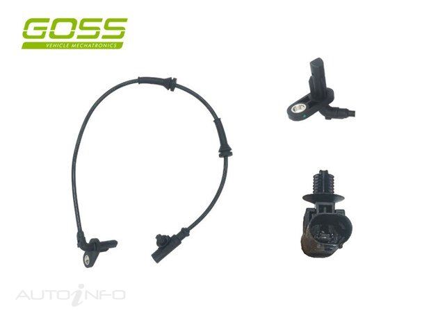 Goss ABS Wheel Speed Sensor - Rear For Nissan Note E11 1.5L,1.6L HR15DE I4 DOHC