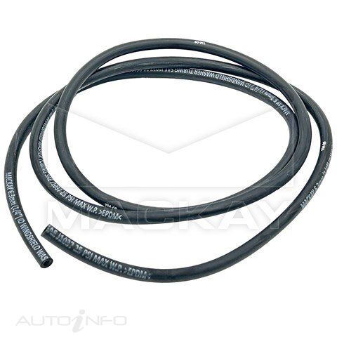 Mackay Windscreen Washer Hose- 6.3mm (1/4") ID x 2m Length -Pack- WT6.3X2