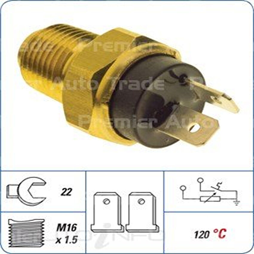 PAT Engine Coolant Temp Gauge Sender For Alfa Romeo I45 1.6L,2.0L AR33201