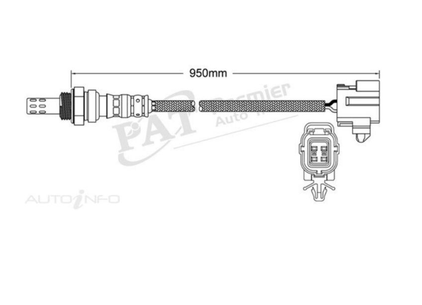 Walker Oxygen Sensor Pre-Cat For Eunos 800 2.5L 6Cyl V6 KLZE