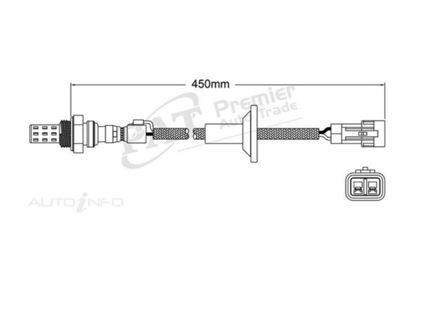 Walker Oxygen Sensor Post-Cat For Lexus LS400 UCF10R UCF11R V8 4.0L 1UZFE