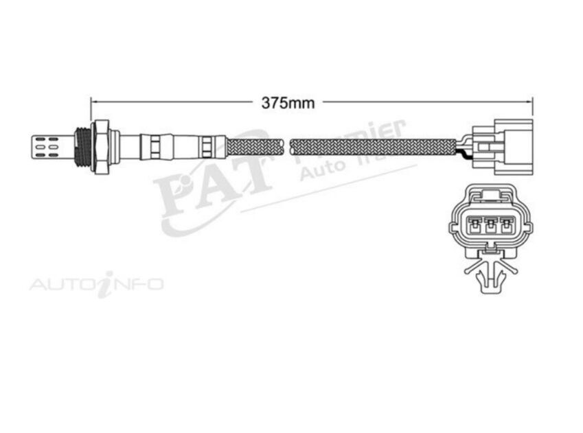 Walker Oxygen Sensor Pre-Cat For Mazda 323 Astina BA 1.6L 4Cyl B6