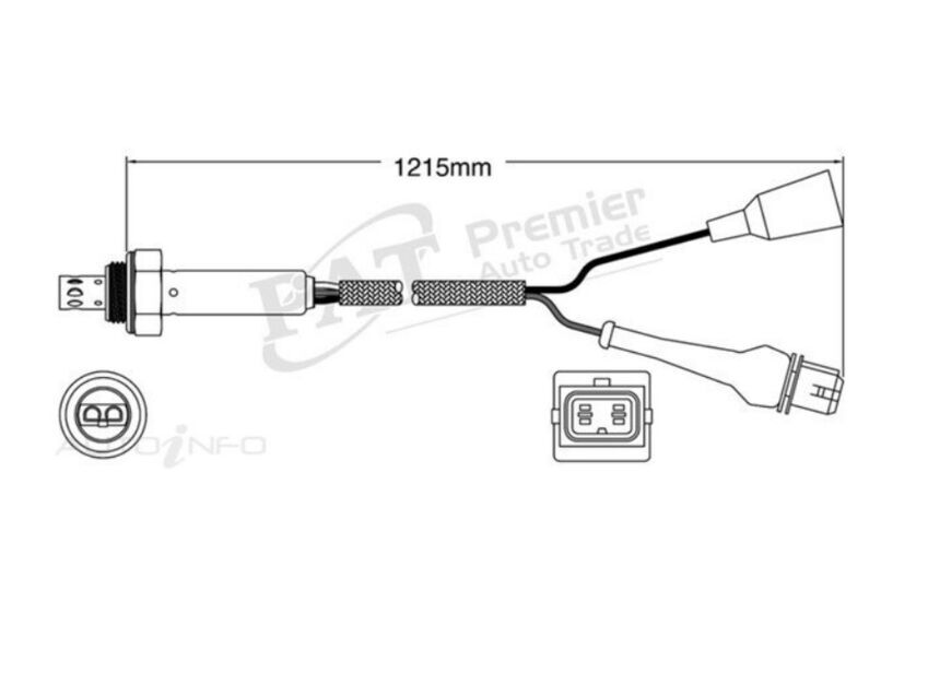 Walker Oxygen Sensor Pre-Cat For Saab 900 2.0L Turbo 4Cyl B202L