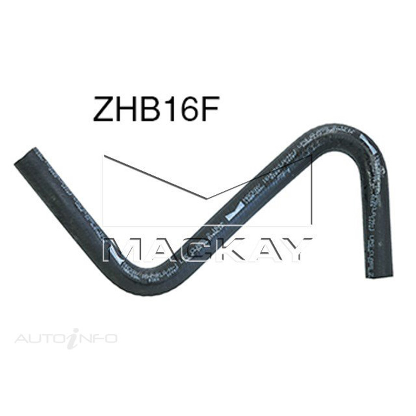 Z Hose Bend for Fuel & Oil Applications - 16mm (5/8) ID - Nitrile Rubber ZHB16F