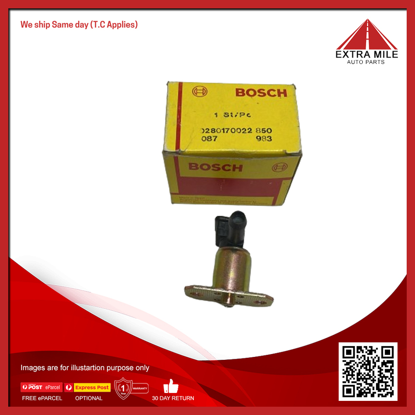 Bosch ColdStart Valve MercedesBenz W111, W112, SClass, SL C107
