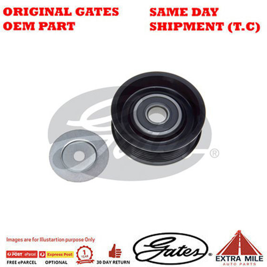 Gates Pulley, Vribbed belt For FREIGHTLINER /INTERNATIONAL / KENWORTH