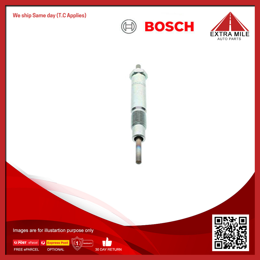 Bosch Glow Plug For Ford Australia Ranger PJ, PK 2.5L/3.0L TD TDdi