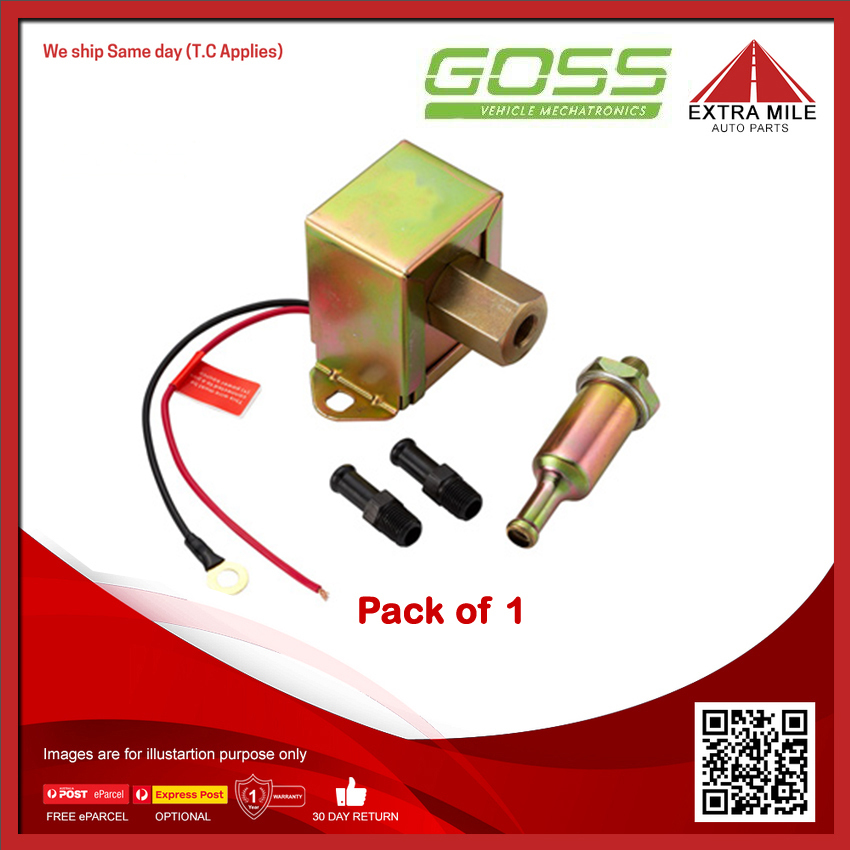 Goss Electric Fuel Pump Universal (GE239) – 12V, 4.5-6 PSI, Made In Australia