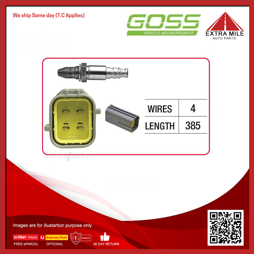 Gtr R35 O2 Sensor Goss Oxygen Sensor Pre-Catalytic For Nissan GT-R R35 3.8L V6 VR38DETT ...