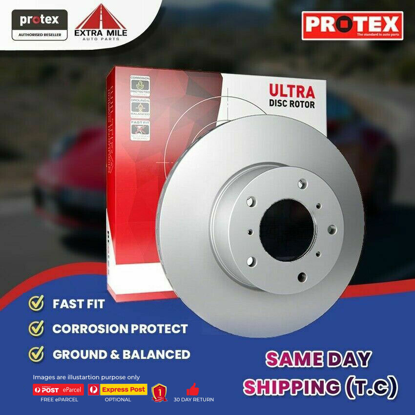 1X PROTEX Rotor Front For VOLKSWAGEN BORA TYPE 4D Sdn FWD.