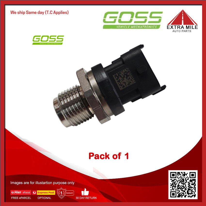 Goss Fuel Rail Pressure Sensor For Holden Astra 1.9L Z19DT SOHC 8v