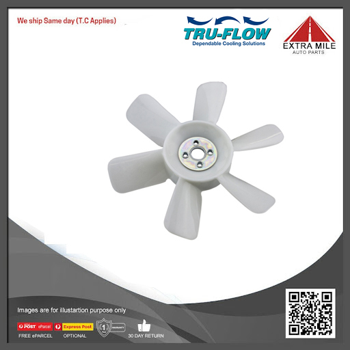 Tru Flow Radiator Tru Flow Radiator Fan OD 370mm For Toyota Dyna BU60R/BU61R/BU65R 3.0L ...