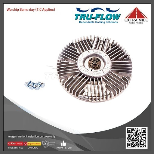 Tru Flow Radiator Tru-Flow Radiator Clutch Fan For FORD Falcon EB I/II ED EF EL XH V8 5 ...