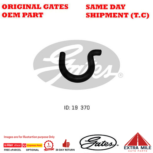 Gates Molded Heater Hose For Ford Fairmont NC,EB,ED 4.0L/3.9L ATG,XRP Petrol