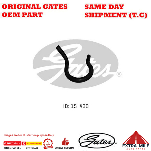 Gates Molded Heater Hose For Holden Lexcen VN,VP 3.8L V6 L36 Petrol