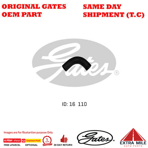 Gates Molded Heater Hose For Ford Fairlane ZL 4.1L 250ci Sedan Petrol